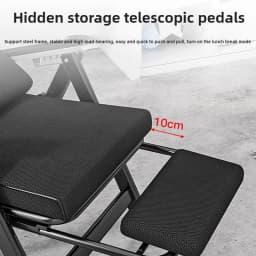 Ergonomic Office Gaming Chair Reclining Computer Desk Chair with Support Foldable Task Chair for Home Office Chaise Lounge