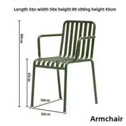 Modern Simple Courtyard Outdoor Tables and Chairs Milk Tea Shop Cafe Wrought Iron Color Outdoor Tables and Leisure Beach Chairs