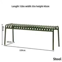 Modern Simple Courtyard Outdoor Tables and Chairs Milk Tea Shop Cafe Wrought Iron Color Outdoor Tables and Leisure Beach Chairs