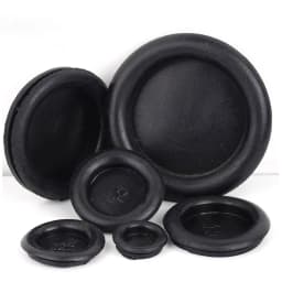 14mm-150mm Hole Diameter Black Single Sided Protective Coil Sealing Rubber Ring Wiring Grommets Hole Plug Gasket