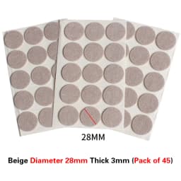 Felt table chair foot pad furniture protection pad floor wear-resistant noise reduction anti slip stool chair corner pad