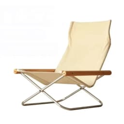 Japanese Simple Canvas Sofa Chaise Longue Japanese Balcony Household Lazy Outdoor Leisure Beach Chair Folding Chair