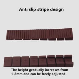 10 PCS Flexible Plastic Wedges Shims Leveling Table Shims Premium Furniture Levelers Shim Wedges Pads For Door Cabinet New