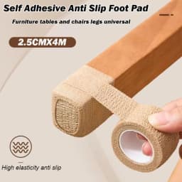 4PCS Anti-Silent Foot Pads Floor Protection Covers For Tables Chairs Anti Slip Furniture Pad Multifunctional Self-adhesive Tape