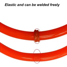 5M Polyurethane Round Smooth Surface PU Urethane Belt for Drive Transmission Meltable Cord 2/3/4/5/6/7/8/9/10/12/15mm Diameters