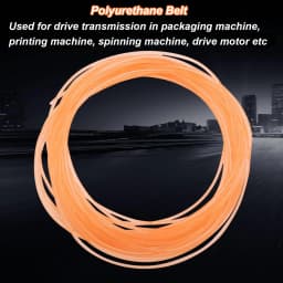 5M Polyurethane Round Smooth Surface PU Urethane Belt for Drive Transmission Meltable Cord 2/3/4/5/6/7/8/9/10/12/15mm Diameters