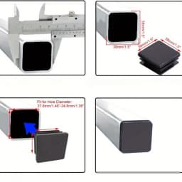 45*45MM Square Steel Moulds Protective Cover Head Foot Sheath Square Plastic Plug Foot Tube Stool