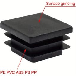 45*45MM Square Steel Moulds Protective Cover Head Foot Sheath Square Plastic Plug Foot Tube Stool