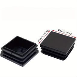45*45MM Square Steel Moulds Protective Cover Head Foot Sheath Square Plastic Plug Foot Tube Stool