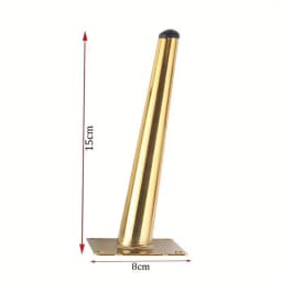 4pcs Sofa Legs Round Solid Metal Furniture Legs Sofa Replacement Legs Perfect Mid-Century Modern Sofa Couch Bed Coffee Table