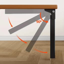 4 PCS heavy-duty metal folding table legs - a multifunctional replacement accessory suitable for laptops, coffee tables
