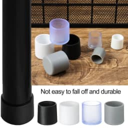 10pcs/set Chair Leg Caps Rubber Feet Protector Pads Plastic Pipe Cover Furniture Table Covers Hole Plugs Dust Cover