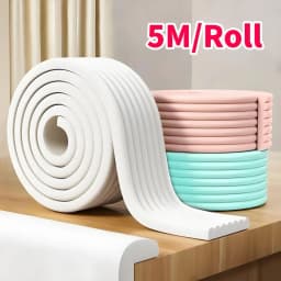 5M Safety Protection Strip Table Desk Edge Guard Strip Corner Protector Furniture Corners Children Safety Foam Protection