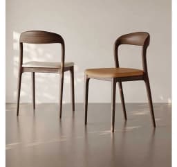 Nordic Minimalist Solid Wood Dining Chair Modern Designer Backrest Home Study Office Chair