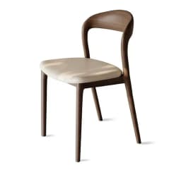 Nordic Minimalist Solid Wood Dining Chair Modern Designer Backrest Home Study Office Chair