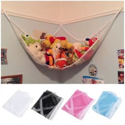 S/M/L Cute Children Bedroom Toys Hammock Net Stuffed Animals Toys Hammock Net Organize Storage Mesh Holder swing Storage Boxes