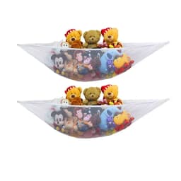 S/M/L Cute Children Bedroom Toys Hammock Net Stuffed Animals Toys Hammock Net Organize Storage Mesh Holder swing Storage Boxes