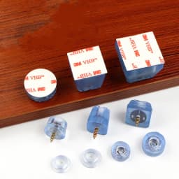 12pcs Rubber Transparent Non-slip Chair Leg Furniture Table Floor Feet Cover With Screws Mute Sofa Stool Protector Accessories