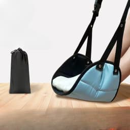 Comfy Hanger Travel Airplane Footrest Hammock Made with Premium Memory Foam Foot Patio Furniture Hanging Chair Swing Camping
