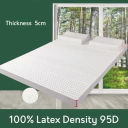 100% Natural Latex Mattress Thailand High-End Latex Mats Rubber Soft Cushion Two-Person Household 0.9/1.2/1.5/1.8m Home Mattress