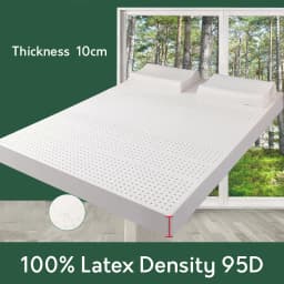 100% Natural Latex Mattress Thailand High-End Latex Mats Rubber Soft Cushion Two-Person Household 0.9/1.2/1.5/1.8m Home Mattress