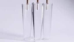 Acrylic Furniture Legs - Mid Century Legs Set of 4 For Couch, Sofa, Chair, Table,Dresser, Bed, Cabinet,Load 600KG
