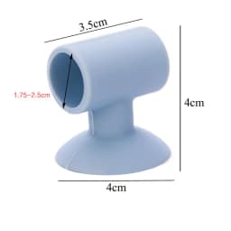 1PC Silicone Door Handle Lock Suction Cup Wall for Anti-Collision Silencer Protective Pad