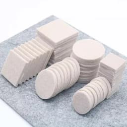 Felt Chair Leg Pads 5mm Thick Floor Scratch Protector Mat Mute Non-slip Self Adhesive Foot Pad for Furniture Accessories