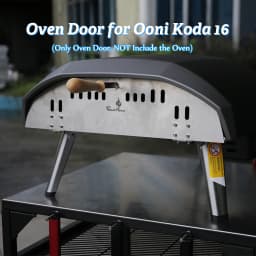 16/12 inch Pizza Oven Door Stainless Steel Pizza Oven Door Perfectly Sized for OONI Koda 16/12 inch