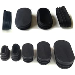 8Pcs Oval Tube Plug Foot Pad Blanking End Cap Non-slip Table Foot Dust Cover Chair Leg Sock Floor Protector Pad Furniture Parts