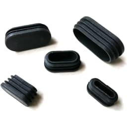 8Pcs Oval Tube Plug Foot Pad Blanking End Cap Non-slip Table Foot Dust Cover Chair Leg Sock Floor Protector Pad Furniture Parts