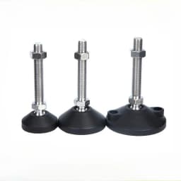 4pcs Adjustable Lathe Leg Thread Type Adjustable Levelling Feet Swivel Base Articulating Leveling legs Furniture Glide Pad