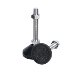 4pcs Adjustable Lathe Leg Thread Type Adjustable Levelling Feet Swivel Base Articulating Leveling legs Furniture Glide Pad