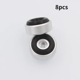 1/4/8PCS Aluminum Speaker Spikes Stand Feet Pad Rubber Buffer Floor Foot Nail for DAC Audio Sound Computer Case Repair Parts