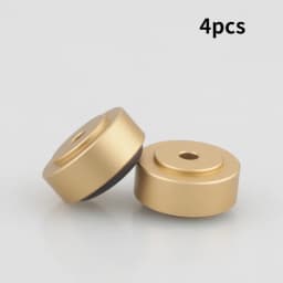 1/4/8PCS Aluminum Speaker Spikes Stand Feet Pad Rubber Buffer Floor Foot Nail for DAC Audio Sound Computer Case Repair Parts