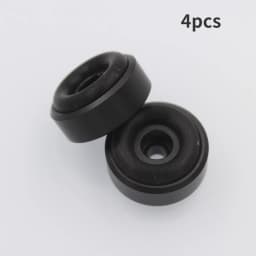 1/4/8PCS Aluminum Speaker Spikes Stand Feet Pad Rubber Buffer Floor Foot Nail for DAC Audio Sound Computer Case Repair Parts