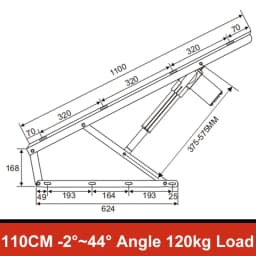 DC24V Smart Windows Sofa Bed Plate Mechanism Support Frame Electric Lifting Rod Upturn Pneumatic Support Rod Adjustable Bedstock