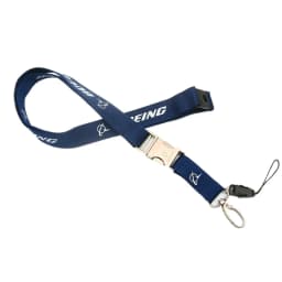 Airbus AIRBUS Boeing metal buckle hanging rope, easy to pull buckle wide version work ID, card sleeve boarding pass