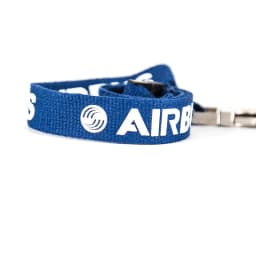 Airbus AIRBUS Boeing metal buckle hanging rope, easy to pull buckle wide version work ID, card sleeve boarding pass