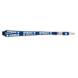 Airbus AIRBUS Boeing metal buckle hanging rope, easy to pull buckle wide version work ID, card sleeve boarding pass