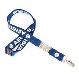 Airbus AIRBUS Boeing metal buckle hanging rope, easy to pull buckle wide version work ID, card sleeve boarding pass