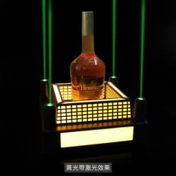 Bar Nightclub Metal Castle LED light base Whisky wine Champagne Display Carrier Holder Bottle Presenter Glorifiers with Laser