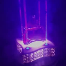 Bar Nightclub Metal Castle LED light base Whisky wine Champagne Display Carrier Holder Bottle Presenter Glorifiers with Laser