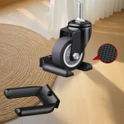 4PCS Furniture Coasters Chair Wheel Stopper Chair Roller Feet Furniture Legs Caster Anti-slip Pads Floor Protectors