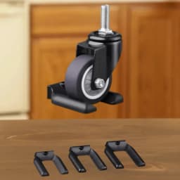 4PCS Furniture Coasters Chair Wheel Stopper Chair Roller Feet Furniture Legs Caster Anti-slip Pads Floor Protectors