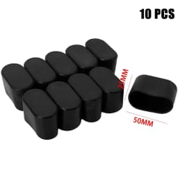 Oval Covers Chair Leg Cap 10Pcs Patio Rubber Floor Protectors For Outdoor Furniture Garden Office 2022 Durable
