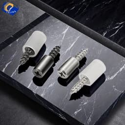 20set Self-tapping Screws Cabinet Bracket Laminate Support Glass Studs Pegs Nonslip Partition Nail For Wooden Wardrobes Cabinets