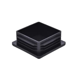 10Pcs Chair Leg Plastic Blanking End Cap Square Tube Insert Black 15mm 20mm 25mm 30mm 40mm 50mm