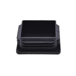 10Pcs Chair Leg Plastic Blanking End Cap Square Tube Insert Black 15mm 20mm 25mm 30mm 40mm 50mm