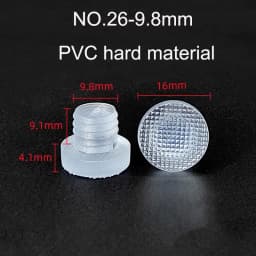 10/20pcs Round PVC Furniture Foot Nail Rubber Glide Nail Office Table Chair Leg Floor Protector Round Sliding Disc Noise Killer